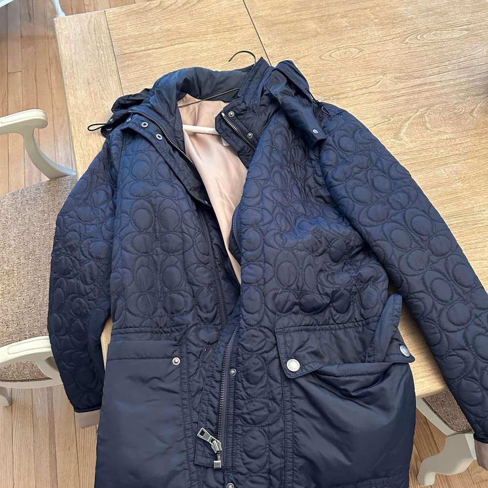 Coach Beige Fabric Label